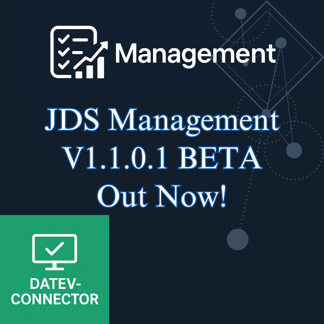 🚀 JDS Management V1.1.0.1 BETA – Out Now!